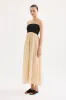 FRANCES SHIRRED MAXI DRESS sold by Nude Lucy