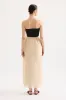 FRANCES SHIRRED MAXI DRESS sold by Nude Lucy