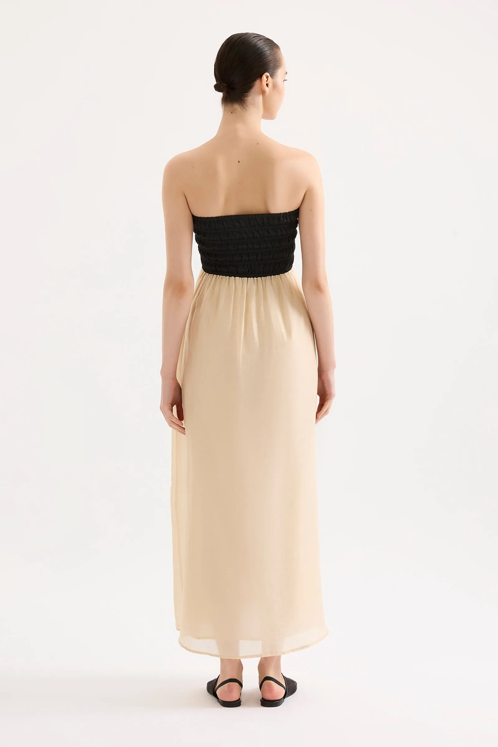 FRANCES SHIRRED MAXI DRESS sold by Nude Lucy product image thumbnail 4