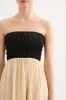 FRANCES SHIRRED MAXI DRESS sold by Nude Lucy