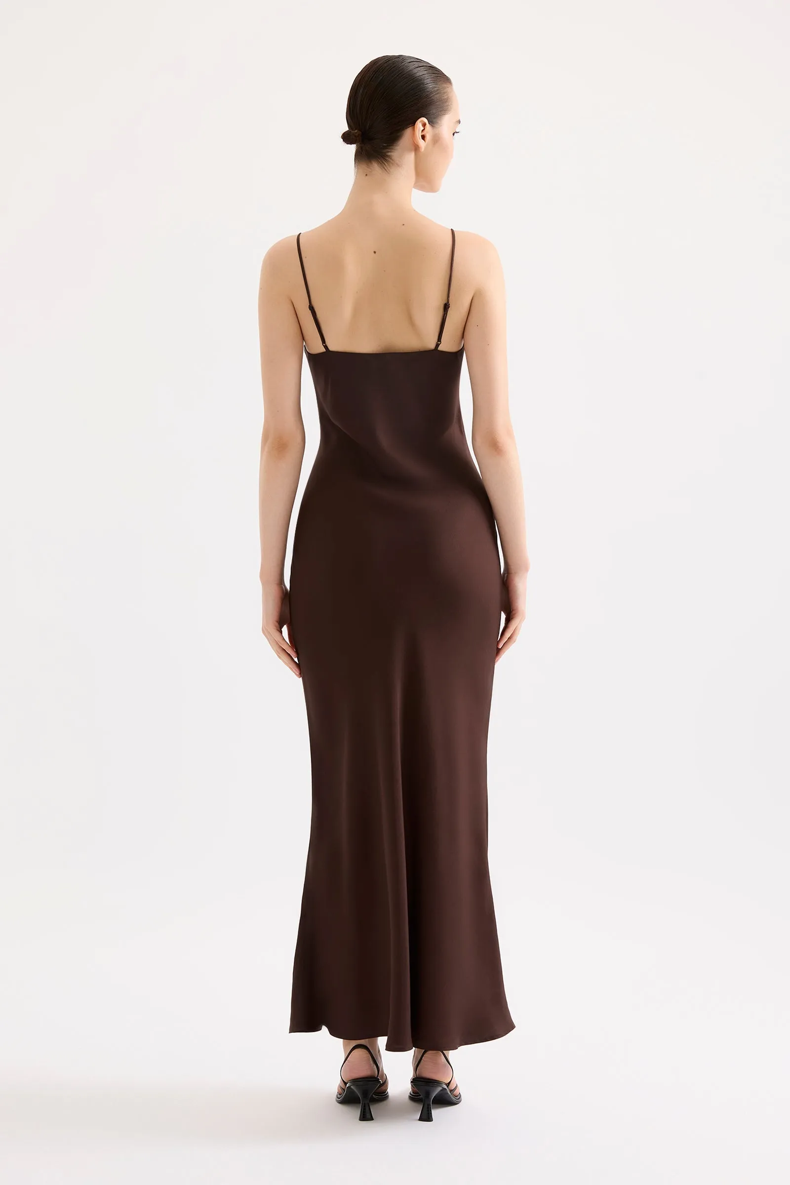 RAVEN CUPRO SLIP DRESS sold by Nude Lucy product image thumbnail 3