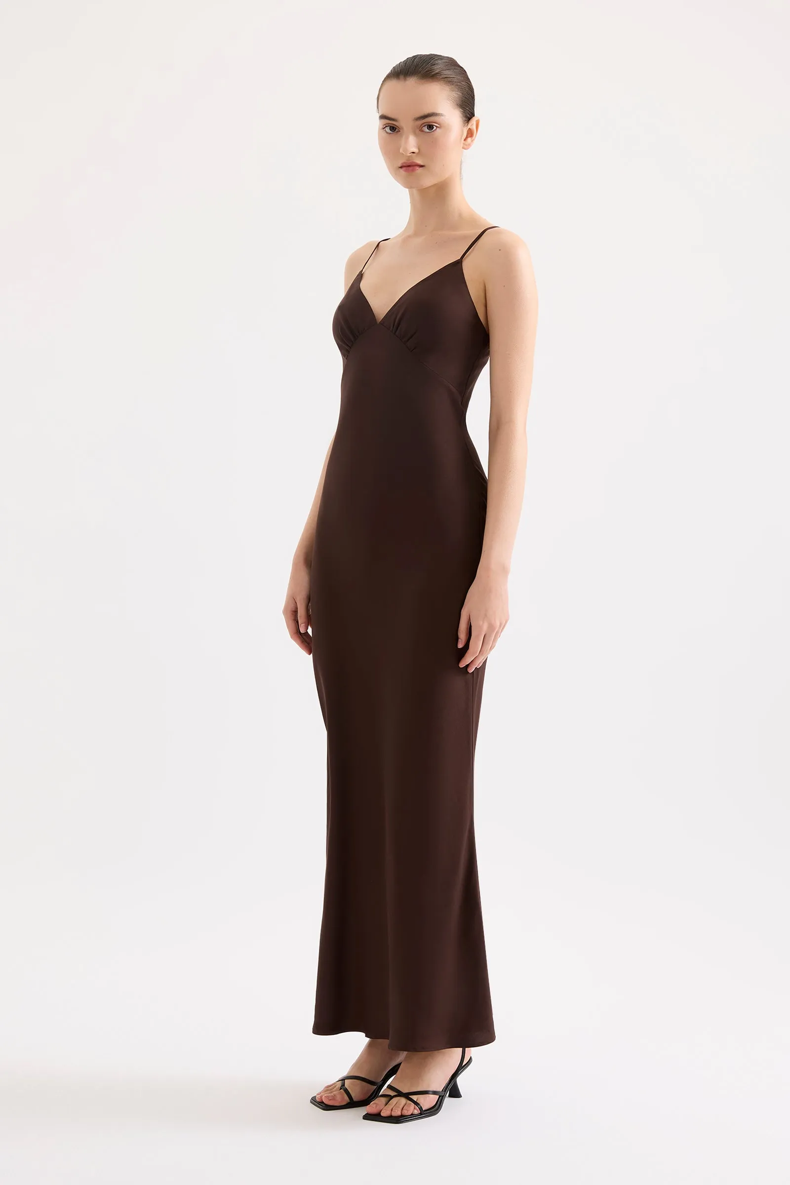 RAVEN CUPRO SLIP DRESS sold by Nude Lucy product image thumbnail 2