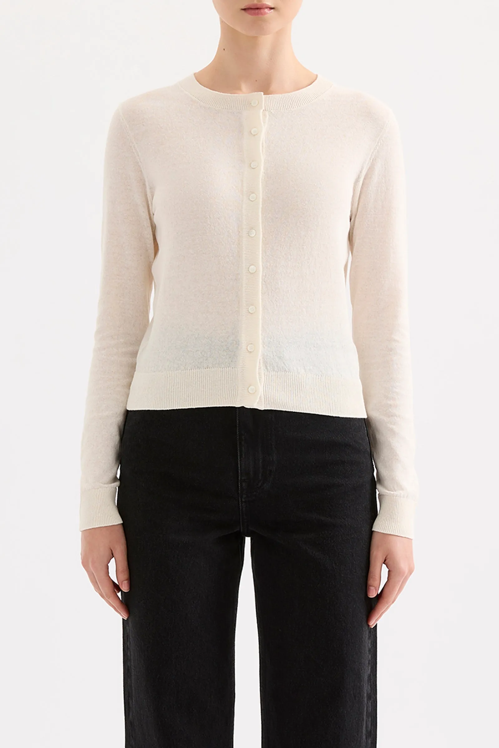 LOUIE LINEN BLEND CARDIGAN sold by Nude Lucy product image thumbnail 2