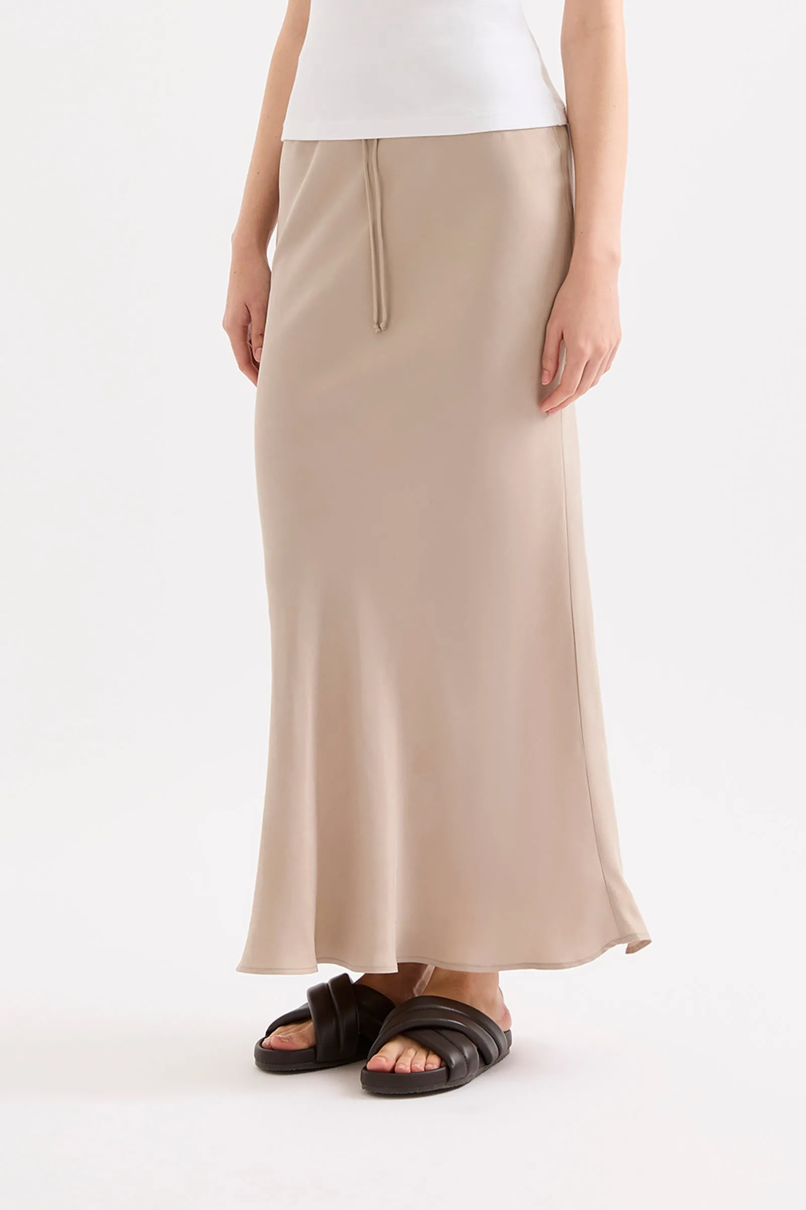 NIKKIA CUPRO MAXI SKIRT sold by Nude Lucy product image thumbnail 3