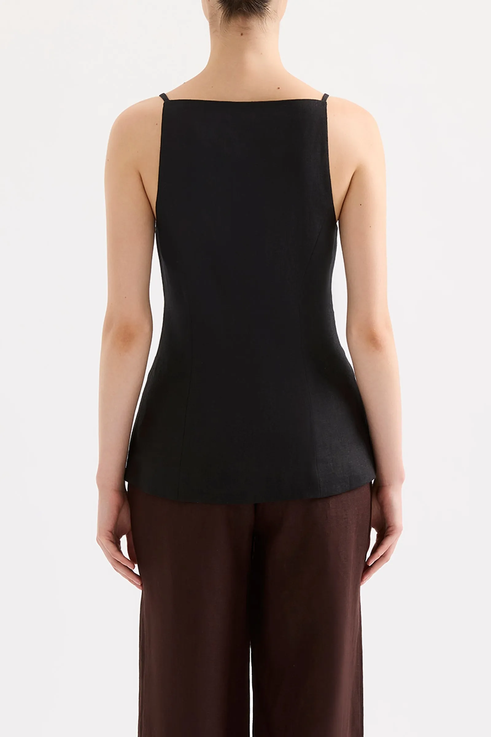 LAWRENCE LINEN VEST sold by Nude Lucy product image thumbnail 4
