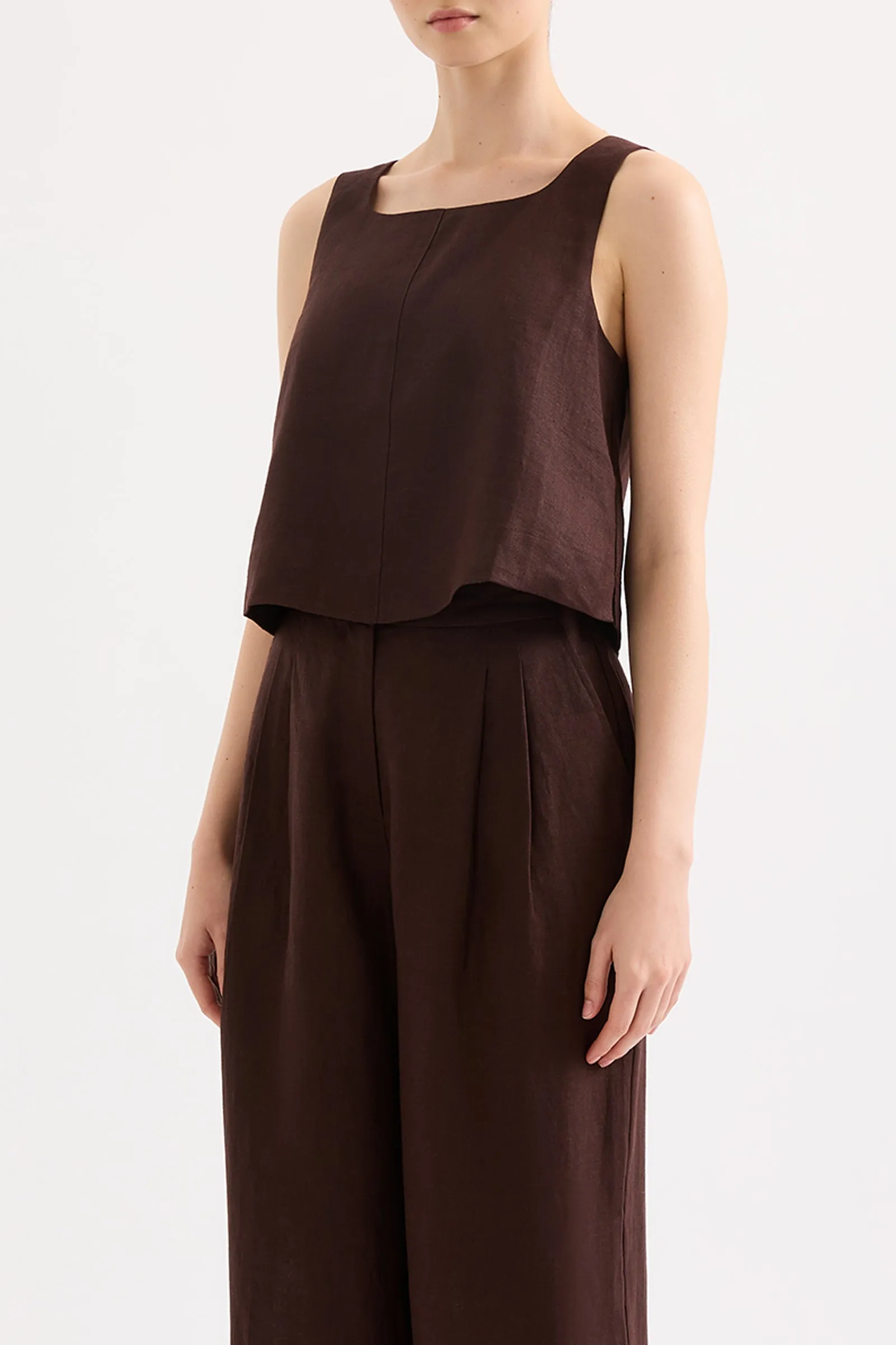 THILDA LINEN TOP sold by Nude Lucy product image thumbnail 3