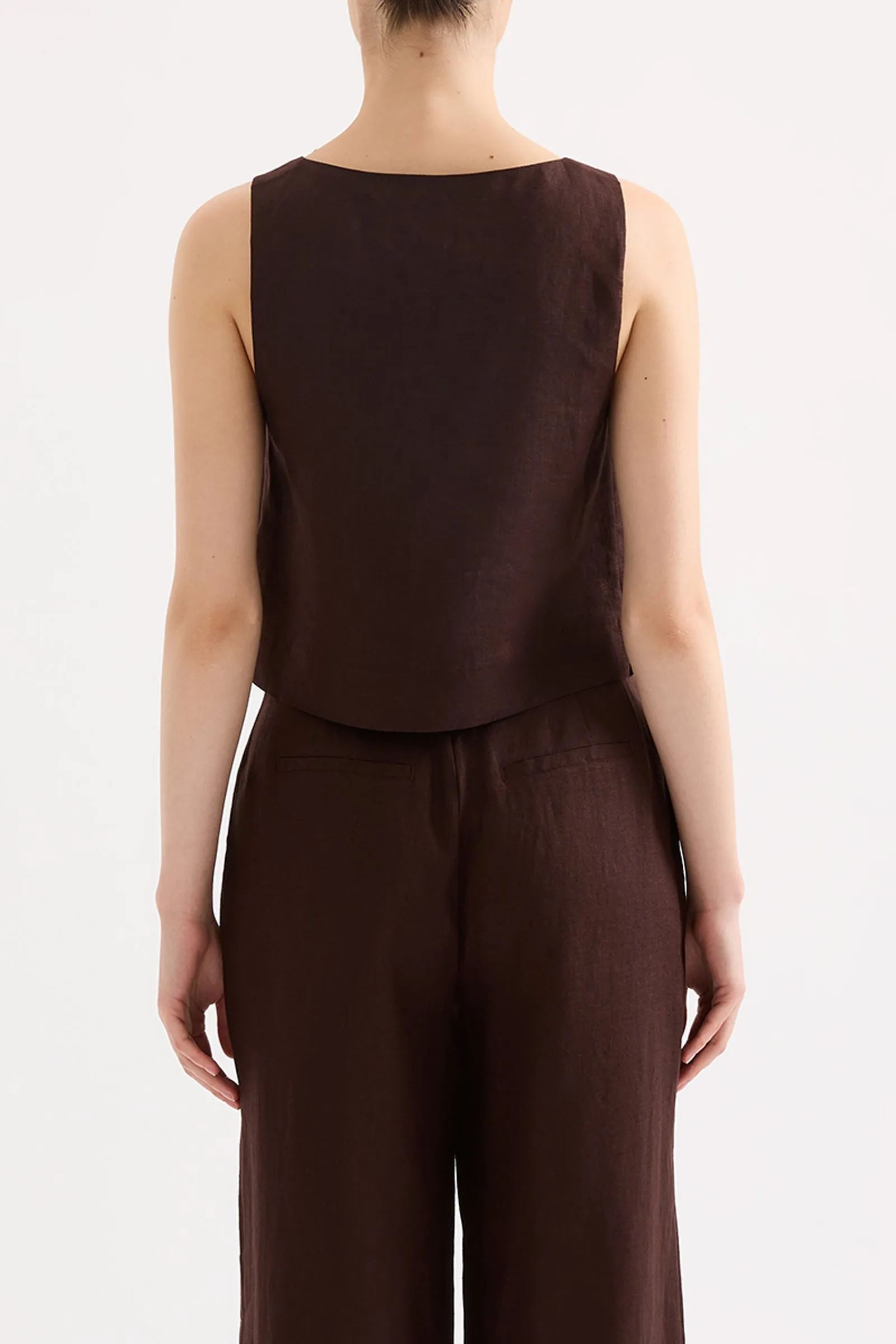 THILDA LINEN TOP sold by Nude Lucy product image thumbnail 4