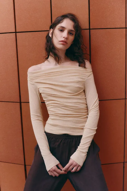 ZIEL OFF SHOULDER TOP sold by Nude Lucy