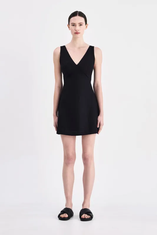 BLAIR LINEN MINI DRESS sold by Nude Lucy