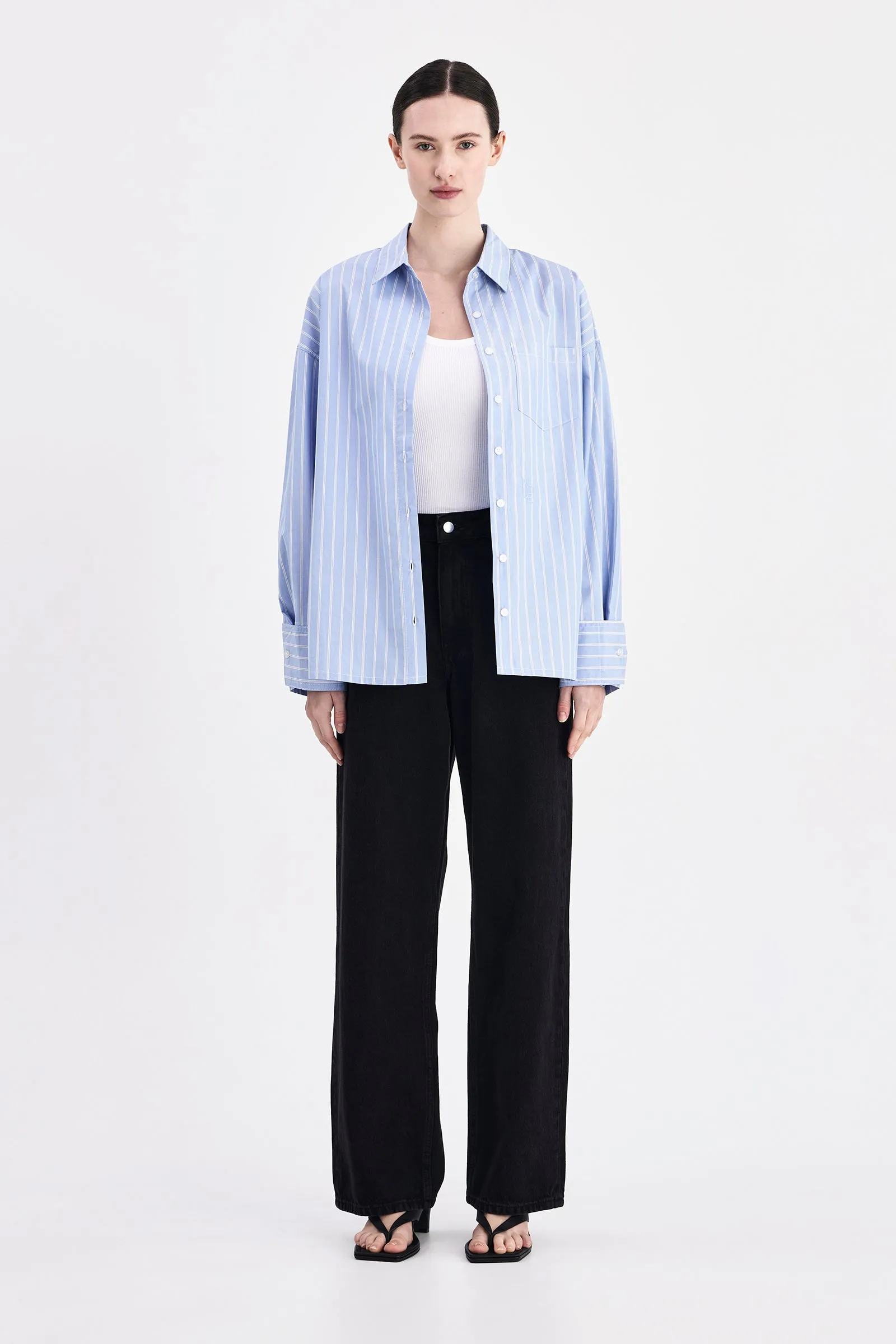 ORGANIC POPLIN SHIRT sold by Nude Lucy