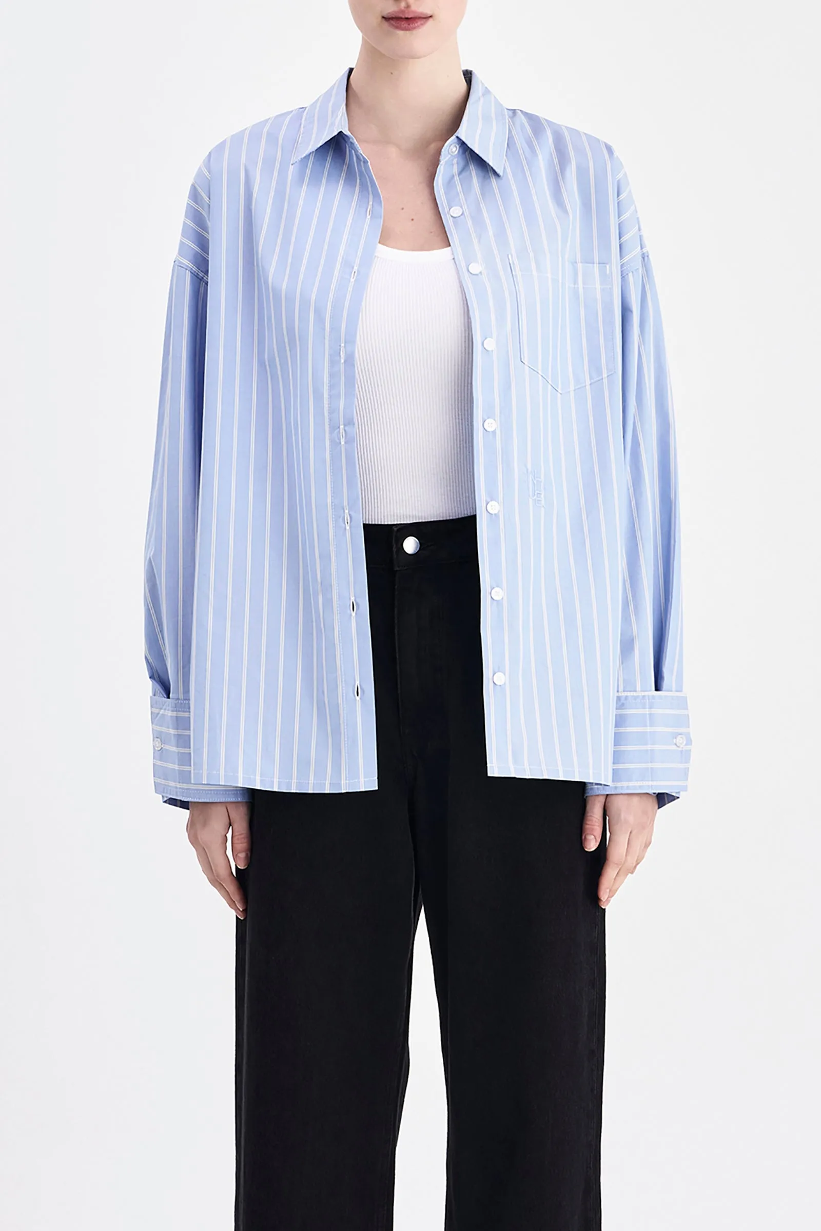 ORGANIC POPLIN SHIRT sold by Nude Lucy product image thumbnail 2