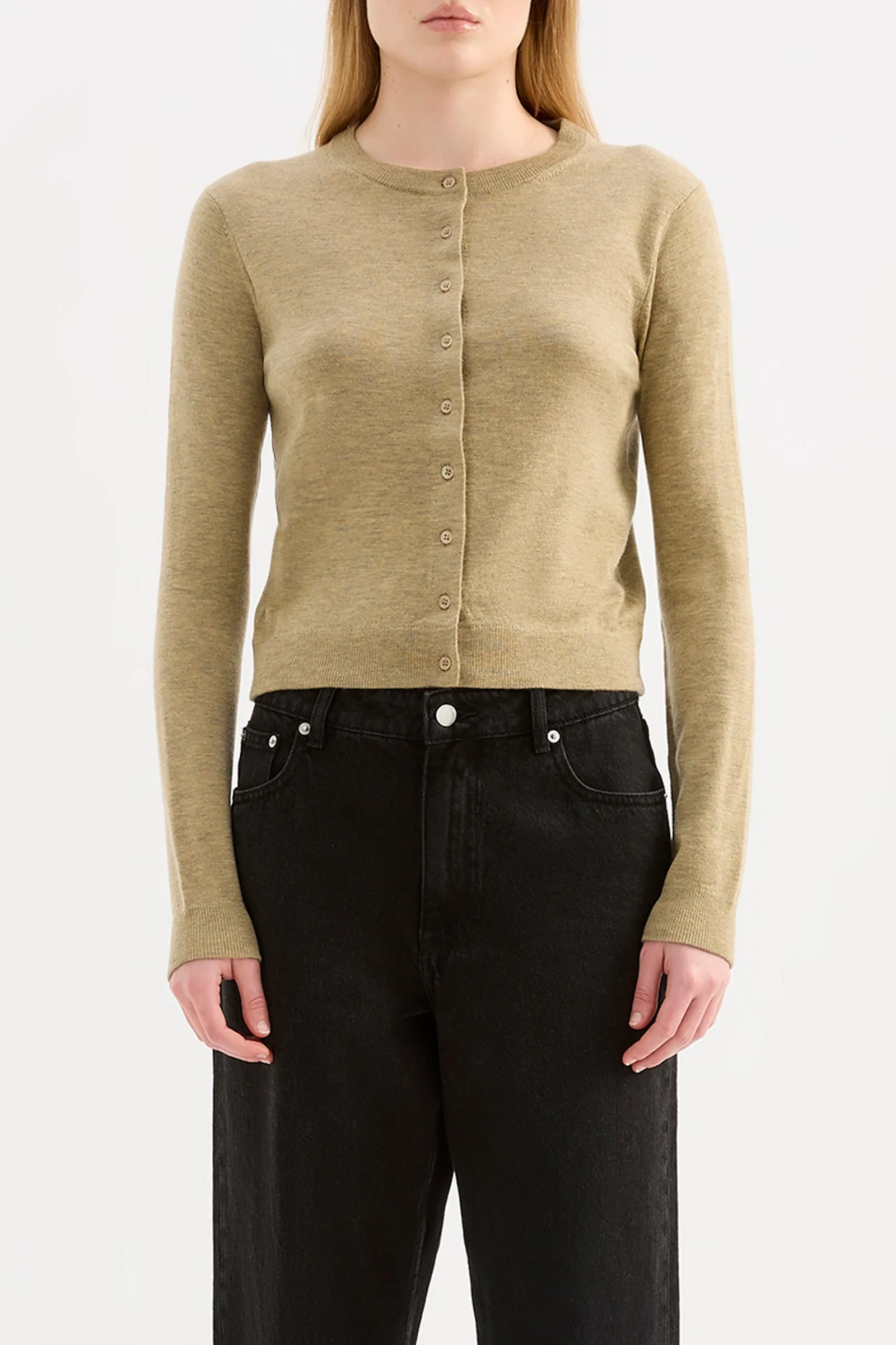 ELVIO MERINO BLEND CARDIGAN sold by Nude Lucy product image thumbnail 2