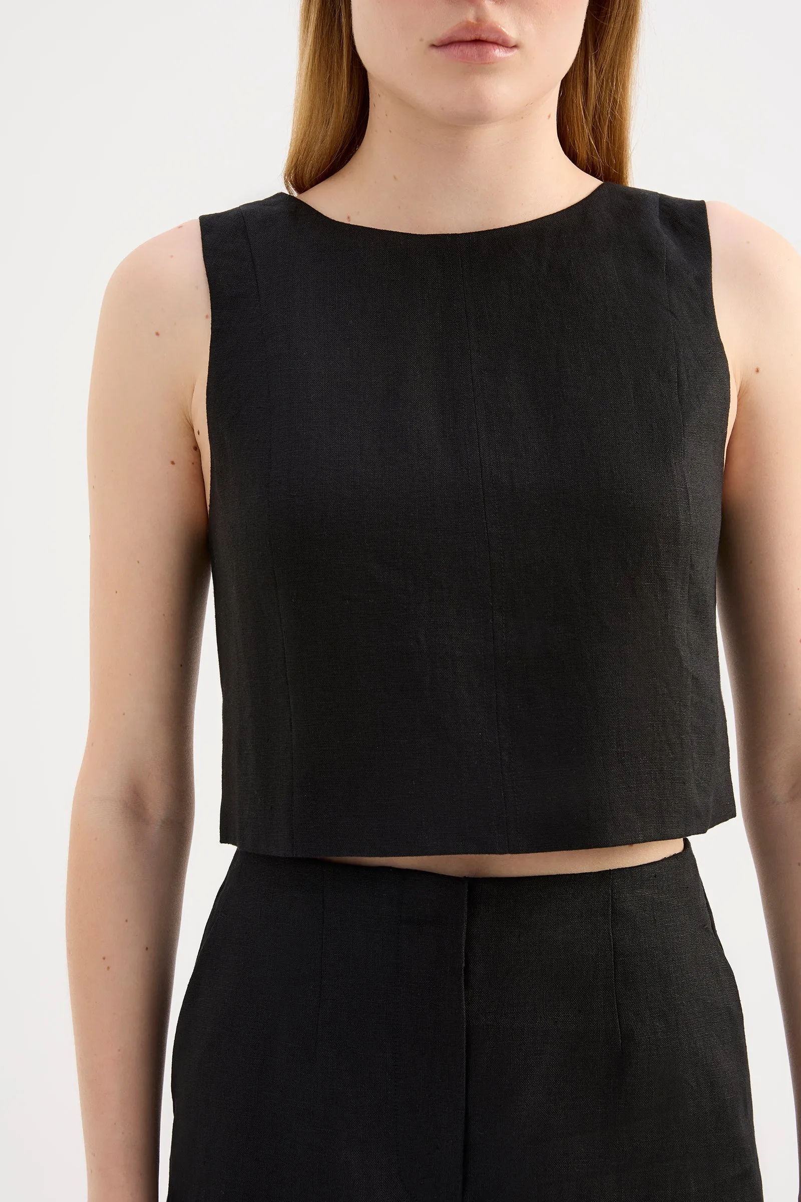 MARLI LINEN TOP sold by Nude Lucy product image thumbnail 5