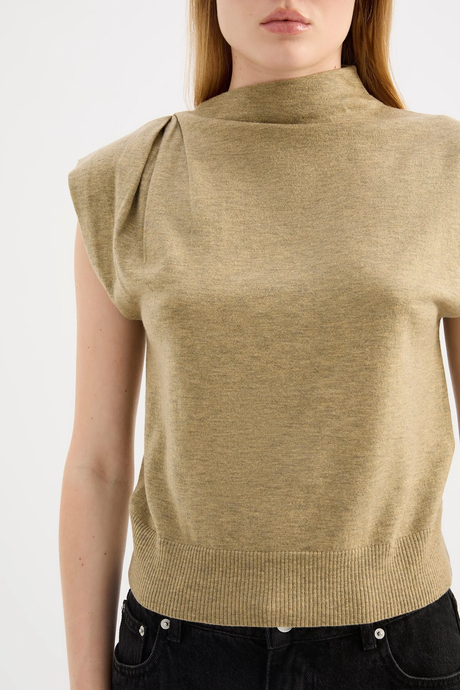 ELVIO MERINO BLEND TOP sold by Nude Lucy product image thumbnail 5