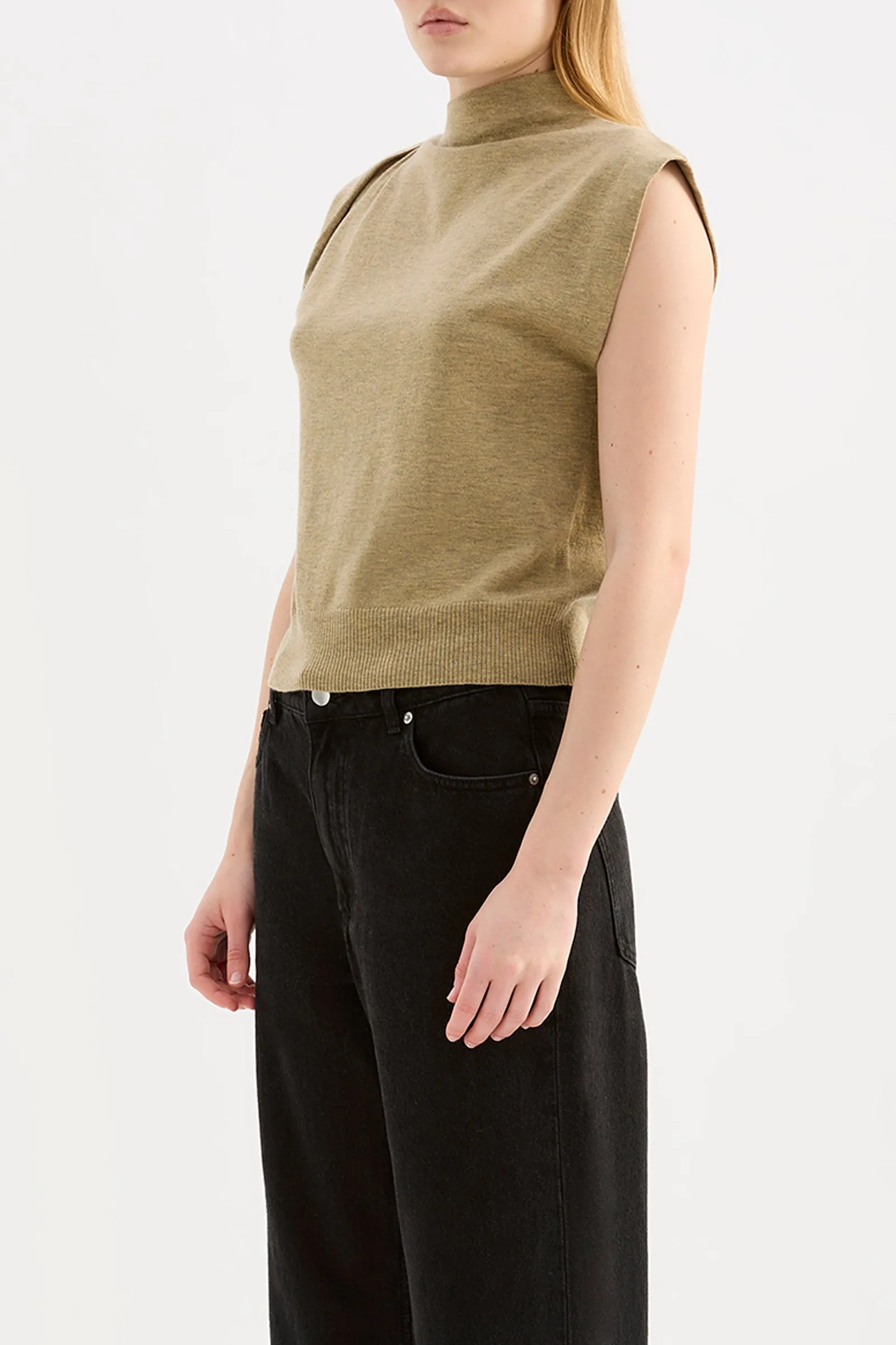 ELVIO MERINO BLEND TOP sold by Nude Lucy product image thumbnail 3