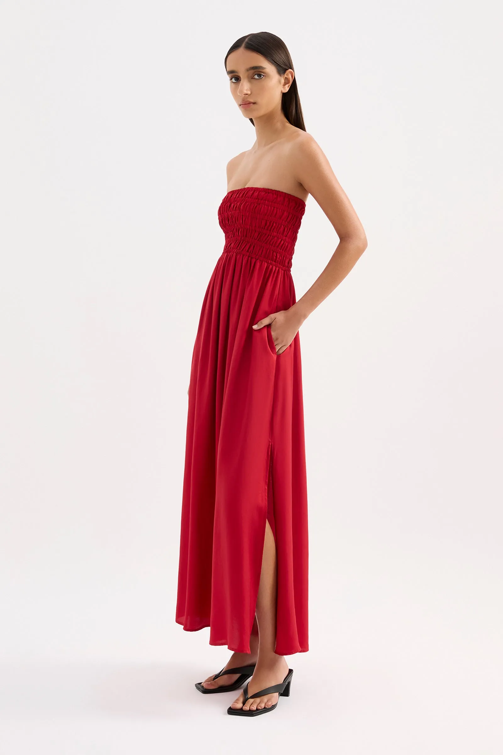 ZURI TENCEL MAXI DRESS sold by Nude Lucy product image thumbnail 2