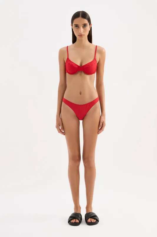 RIB CHEEKY BRIEF sold by Nude Lucy