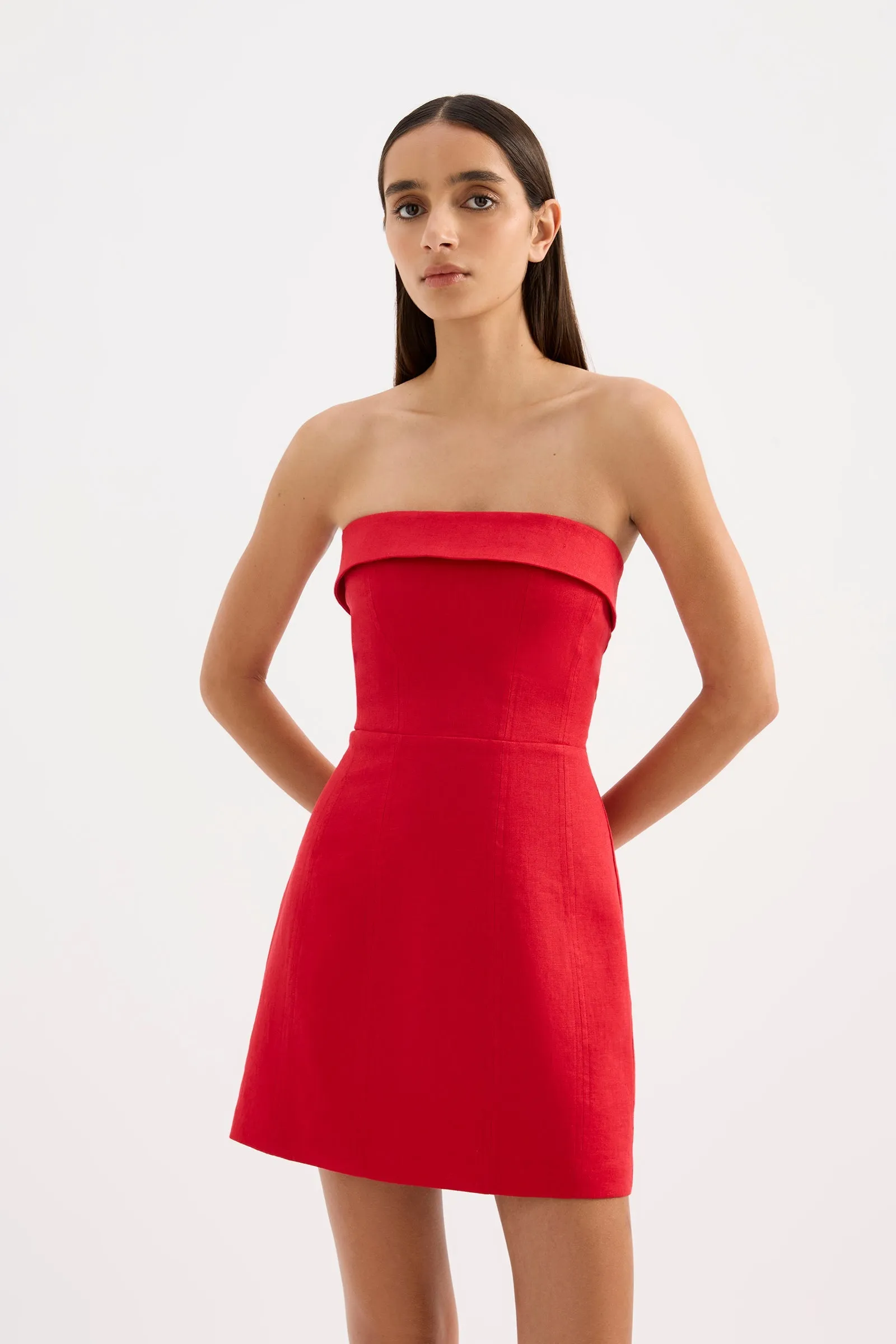 LYRA LINEN DRESS sold by Nude Lucy product image thumbnail 4