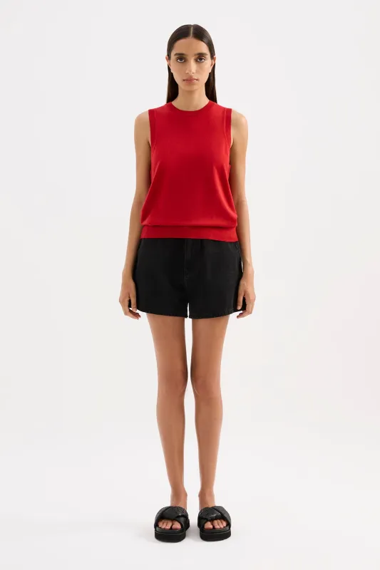 ELVIO MERINO BLEND TANK sold by Nude Lucy