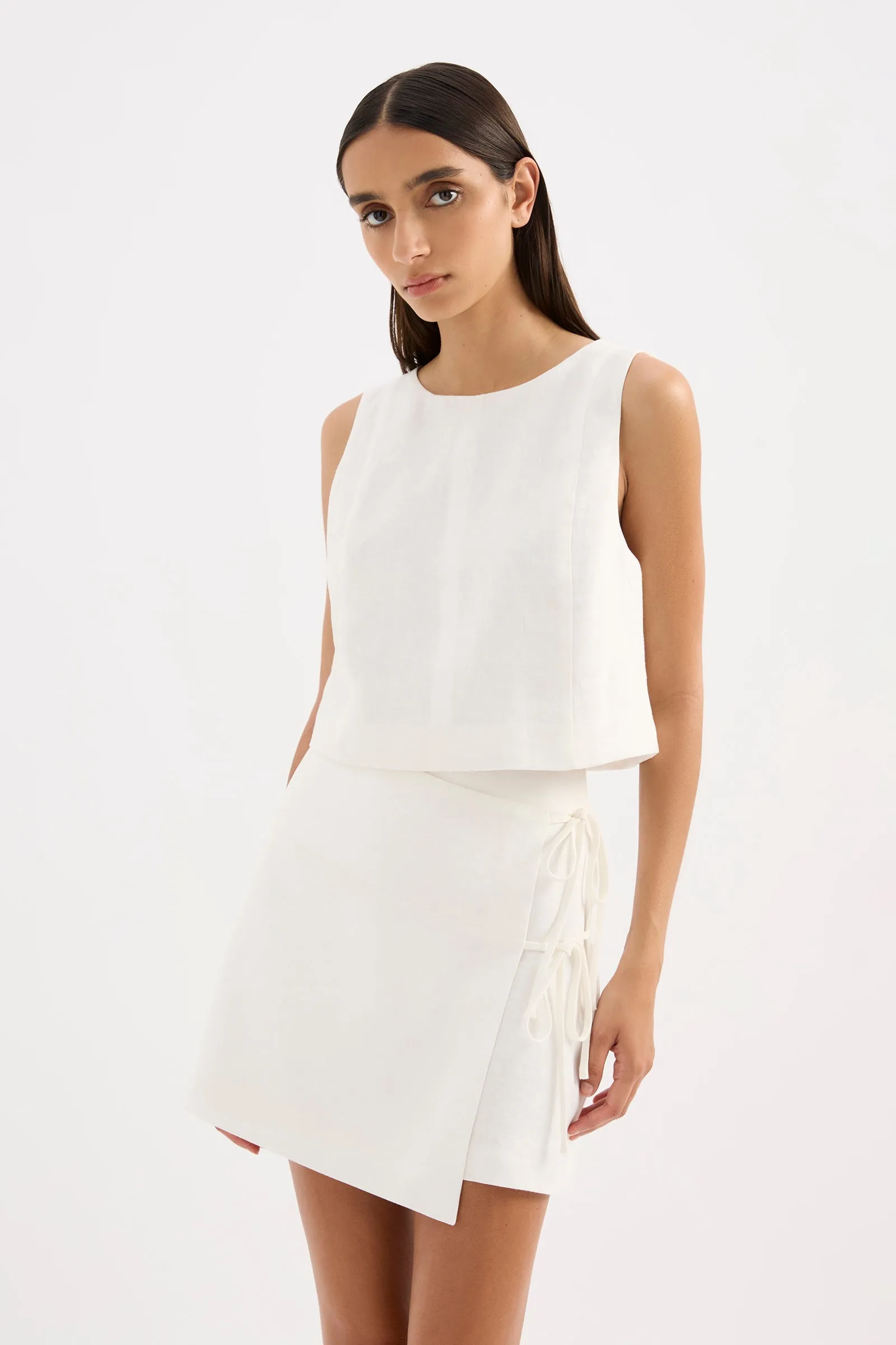 MARLI LINEN TOP sold by Nude Lucy product image thumbnail 5