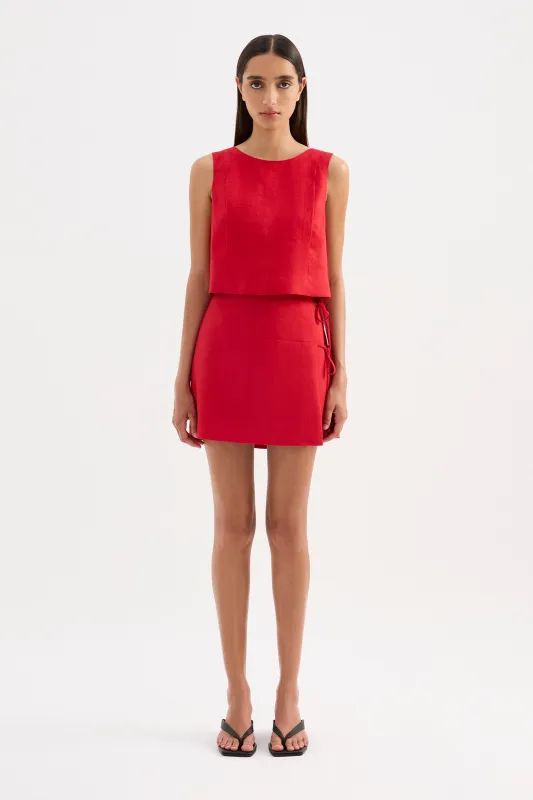 MARLI LINEN TOP sold by Nude Lucy