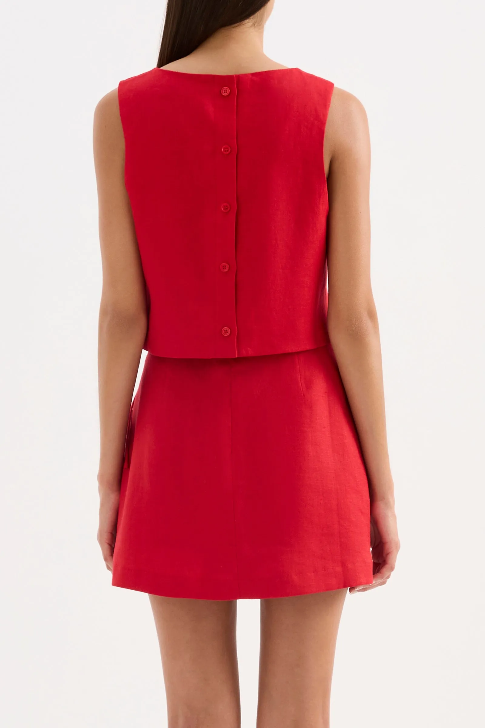 MARLI LINEN TOP sold by Nude Lucy product image thumbnail 4