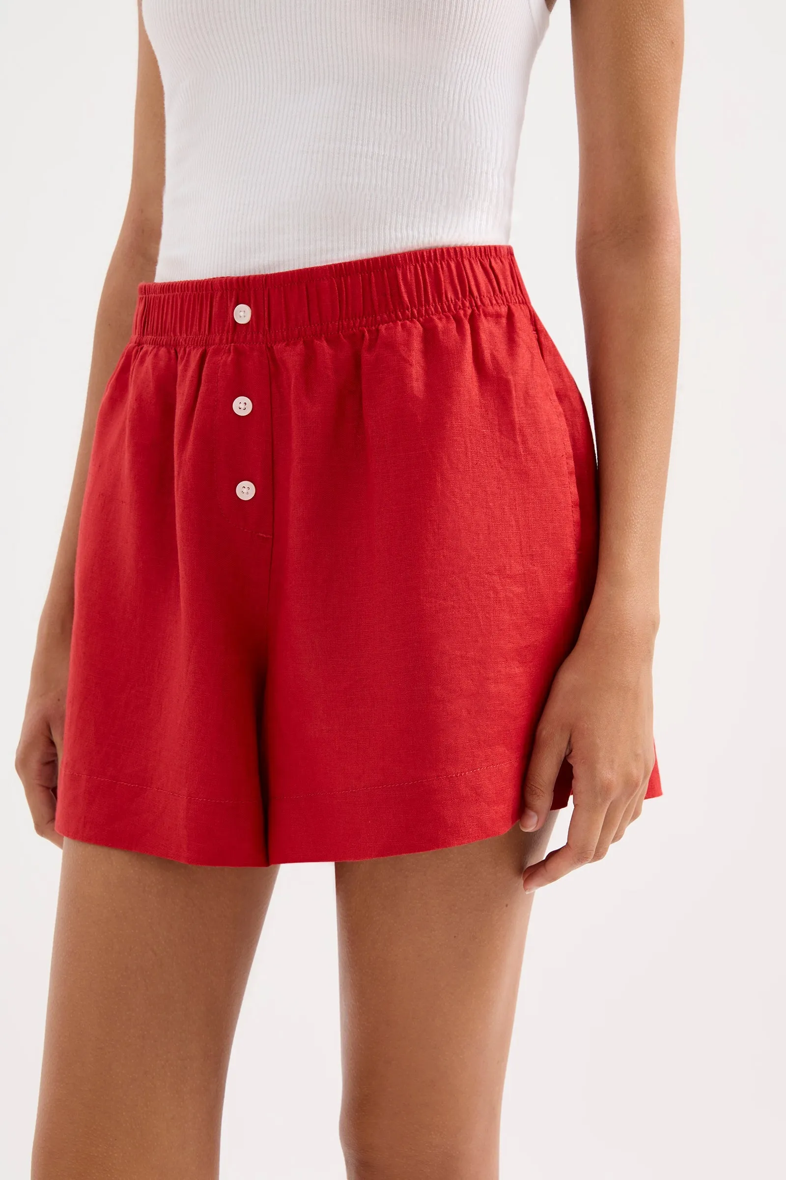 LOUNGE LINEN SHORT sold by Nude Lucy product image thumbnail 5