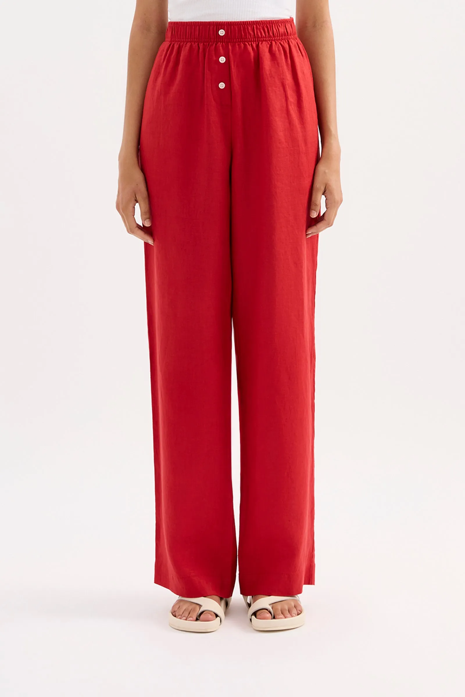 LOUNGE LINEN PANT sold by Nude Lucy product image thumbnail 2