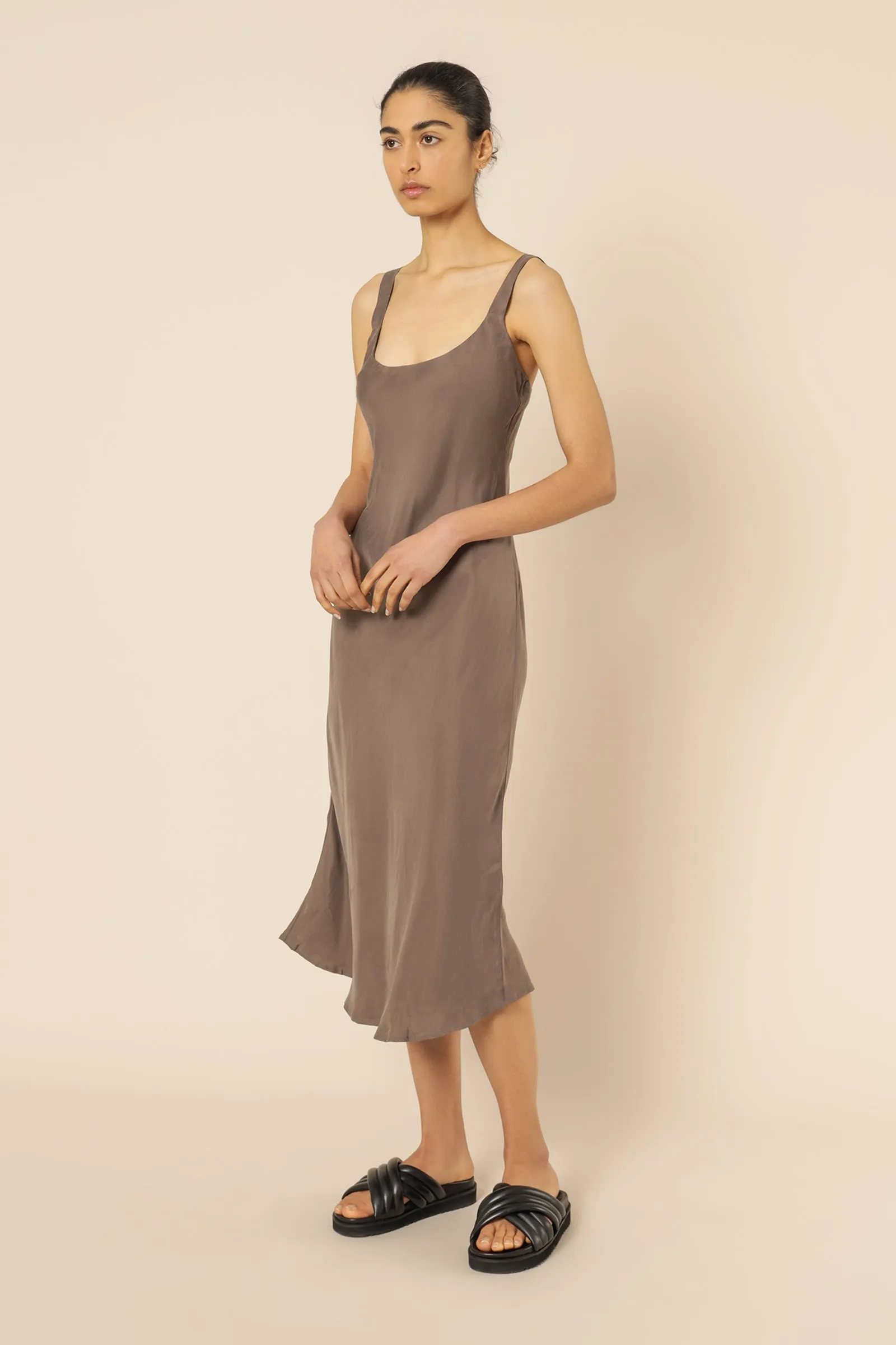 ESME CUPRO SLIP DRESS sold by Nude Lucy product image thumbnail 2