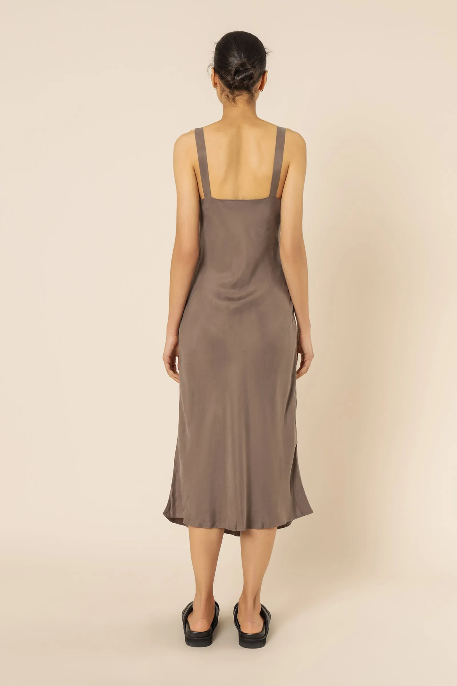 ESME CUPRO SLIP DRESS sold by Nude Lucy product image thumbnail 3