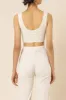 NUDE RIBBED LOUNGE CROP TOP sold by Nude Lucy