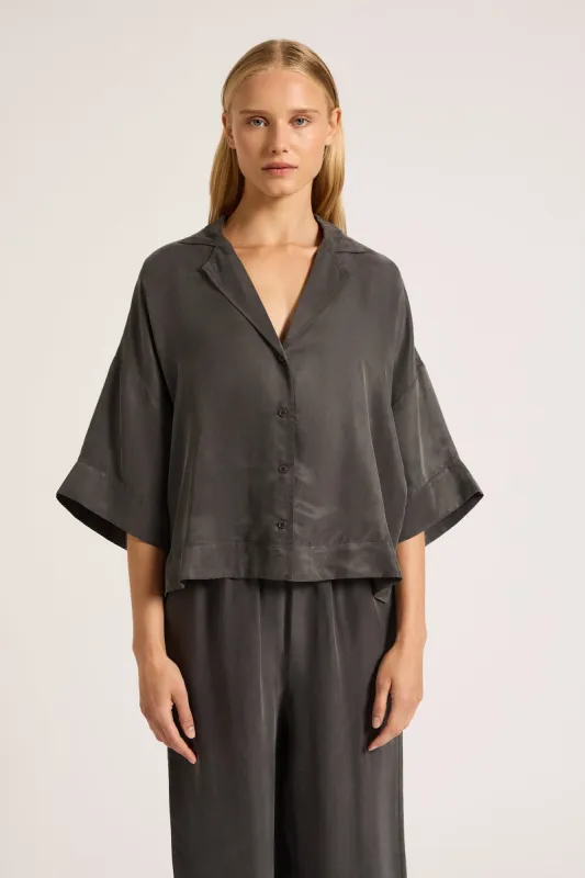 RIKA CUPRO SS SHIRT sold by Nude Lucy