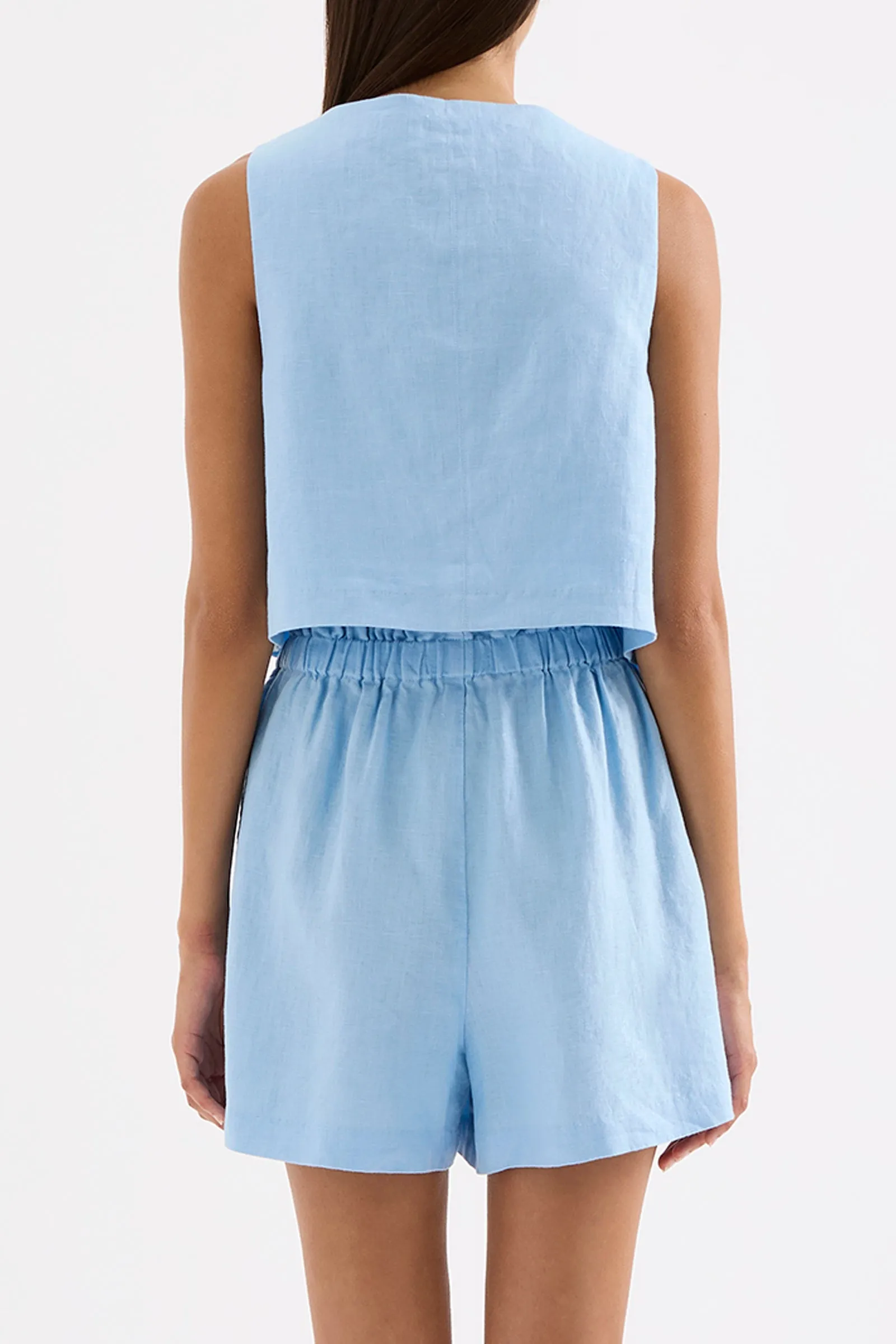 THEO LINEN TOP sold by Nude Lucy product image thumbnail 4