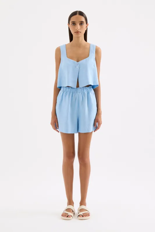 THEO LINEN TOP made by Nude Lucy