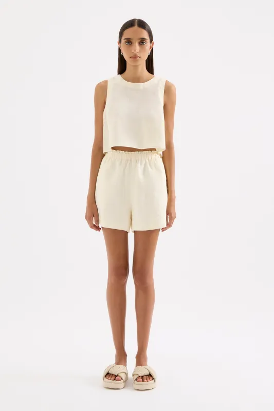 SIAN LINEN TOP sold by Nude Lucy