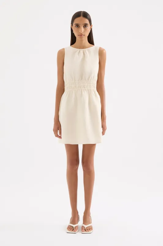 ANDRI LINEN MINI DRESS sold by Nude Lucy