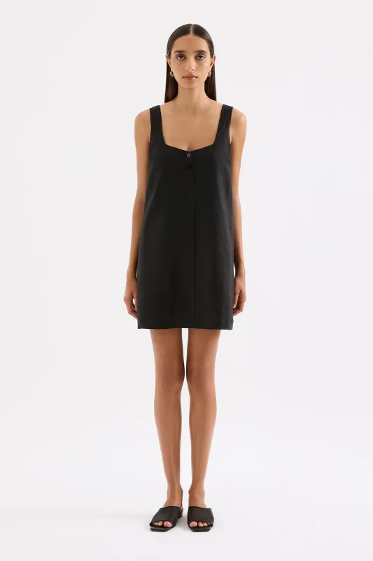 ZEPHYR LINEN  MINI DRESS sold by Nude Lucy