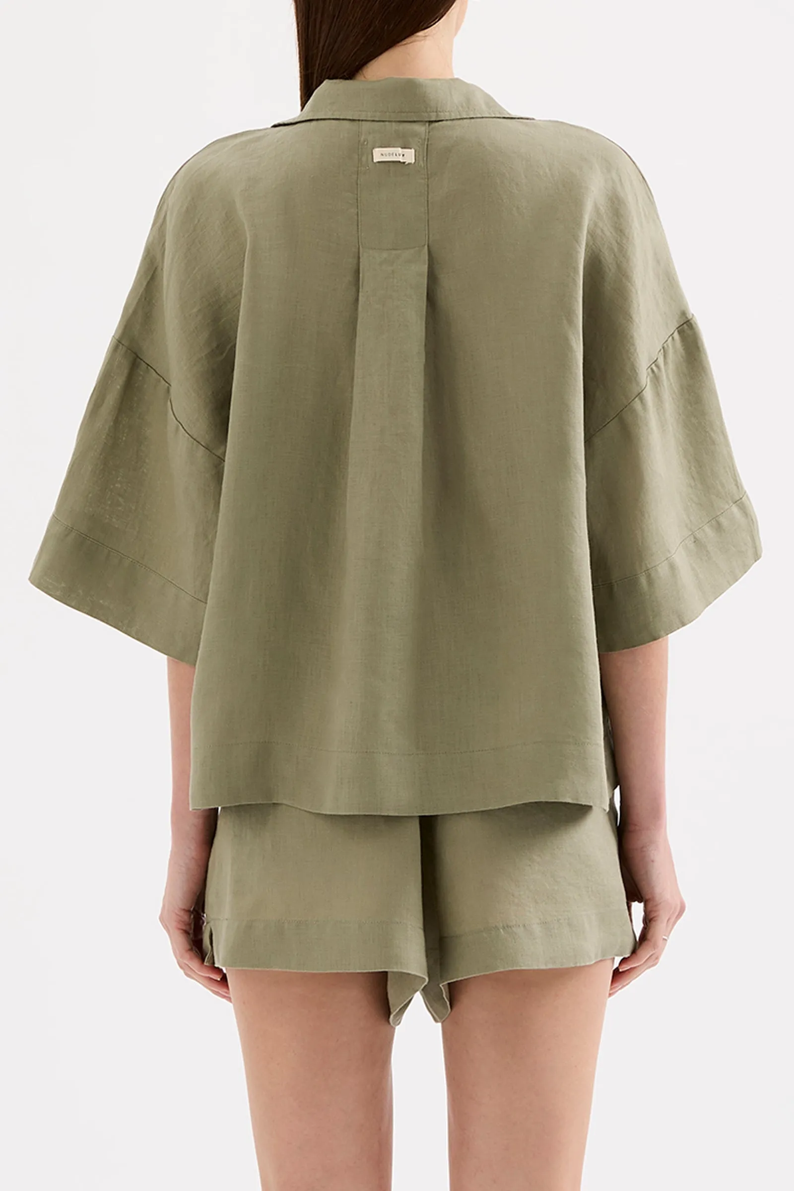 LOUNGE LINEN SHIRT sold by Nude Lucy product image thumbnail 4