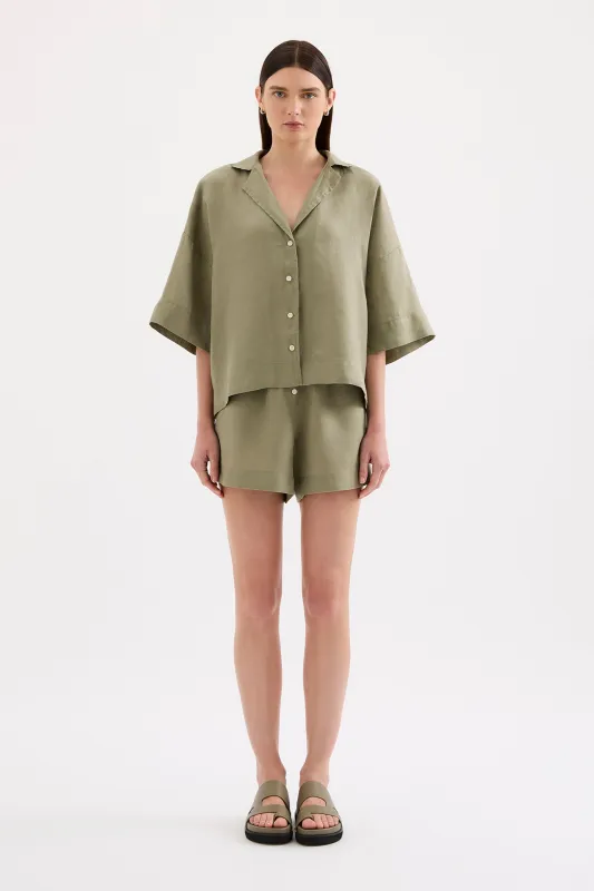LOUNGE LINEN SHIRT made by Nude Lucy