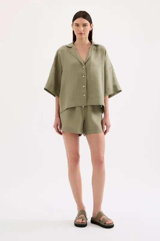 LOUNGE LINEN SHORT made by Nude Lucy