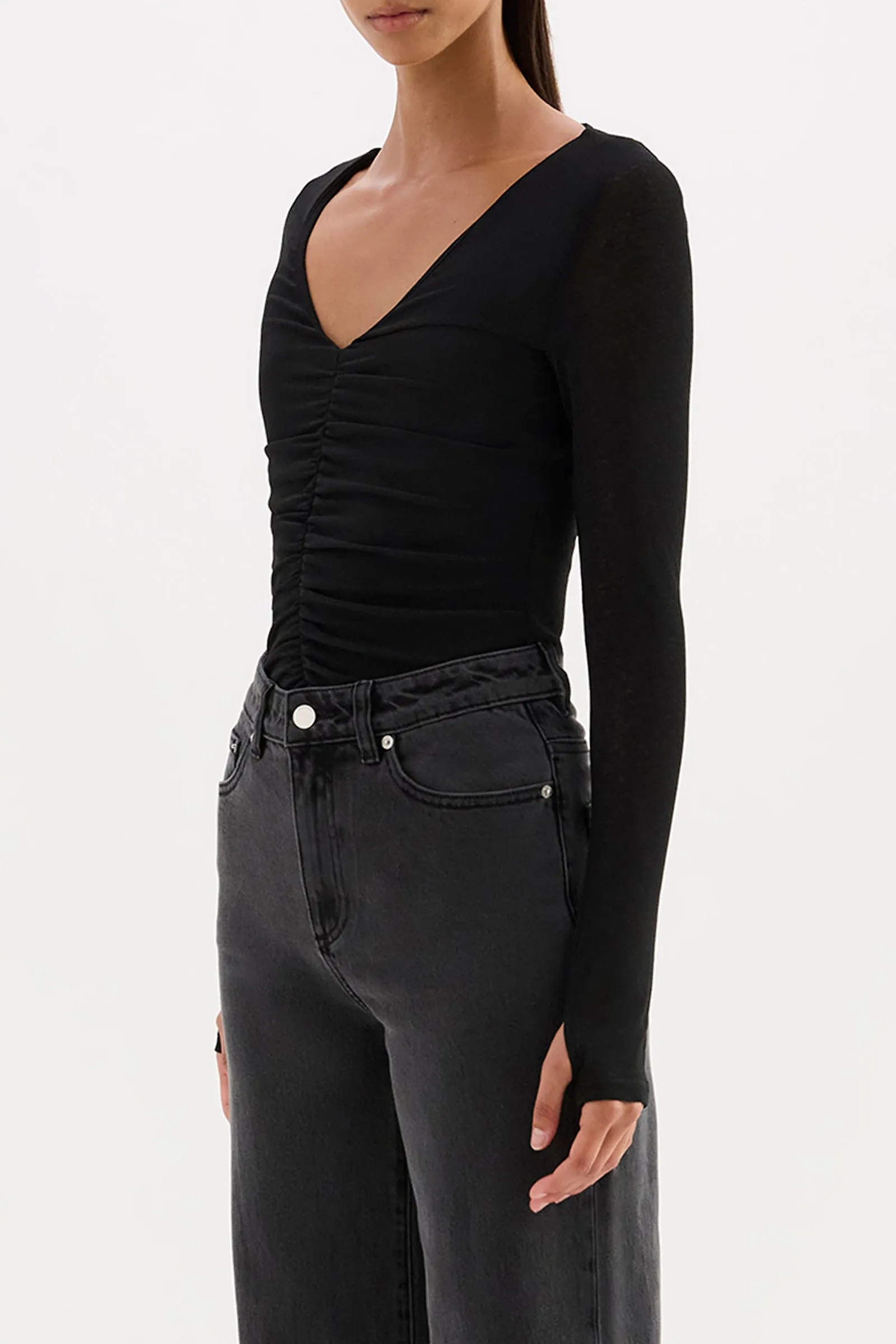 GIGI MESH TOP sold by Nude Lucy product image thumbnail 3