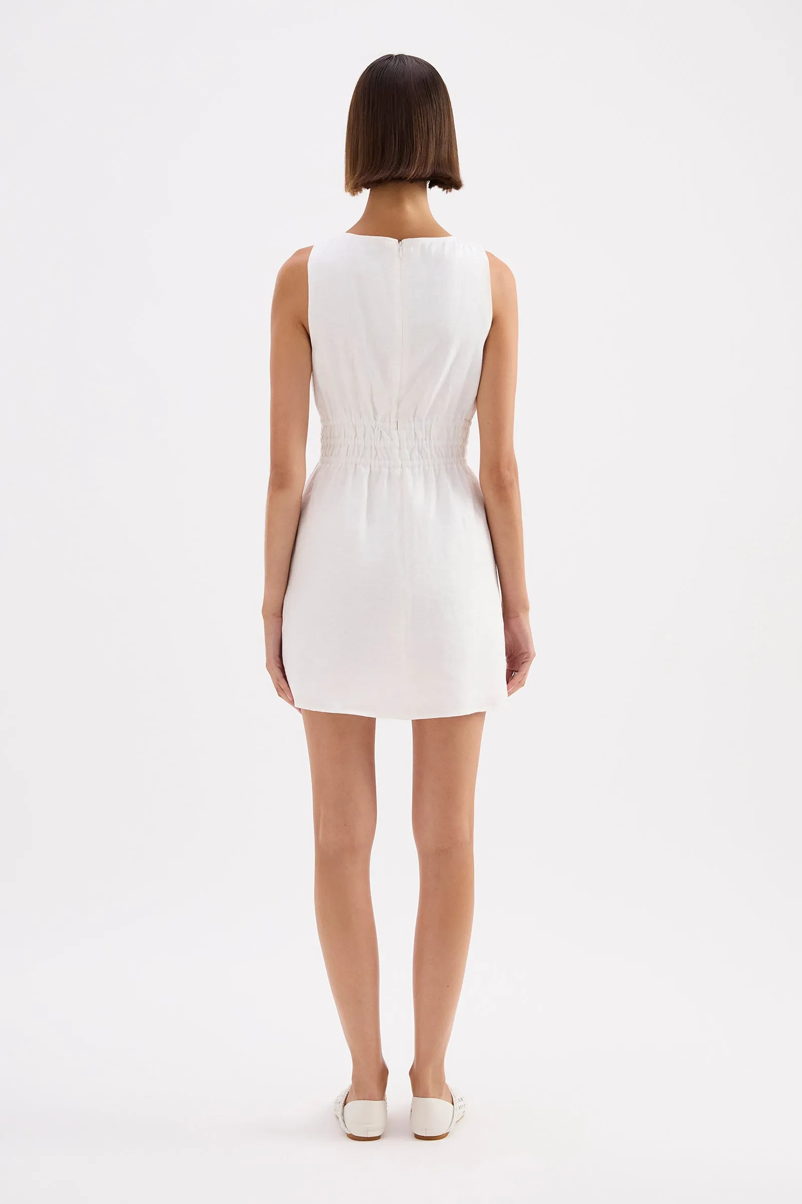 ANDRI LINEN MINI DRESS sold by Nude Lucy product image thumbnail 3