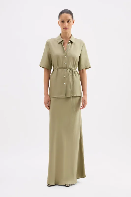 LAWTON TENCEL SHIRT made by Nude Lucy