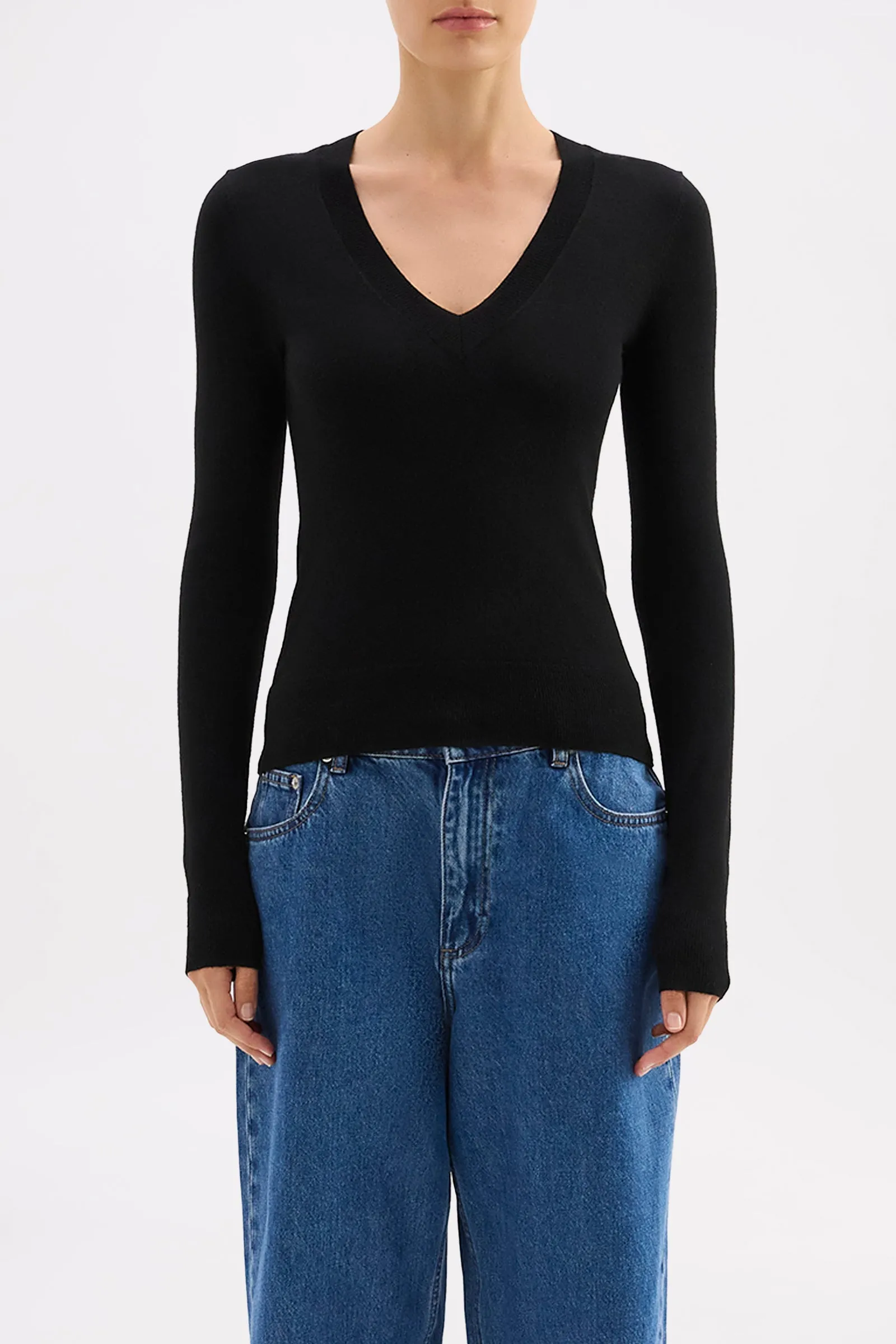 ABIA MERINO BLEND KNIT TOP sold by Nude Lucy product image thumbnail 2