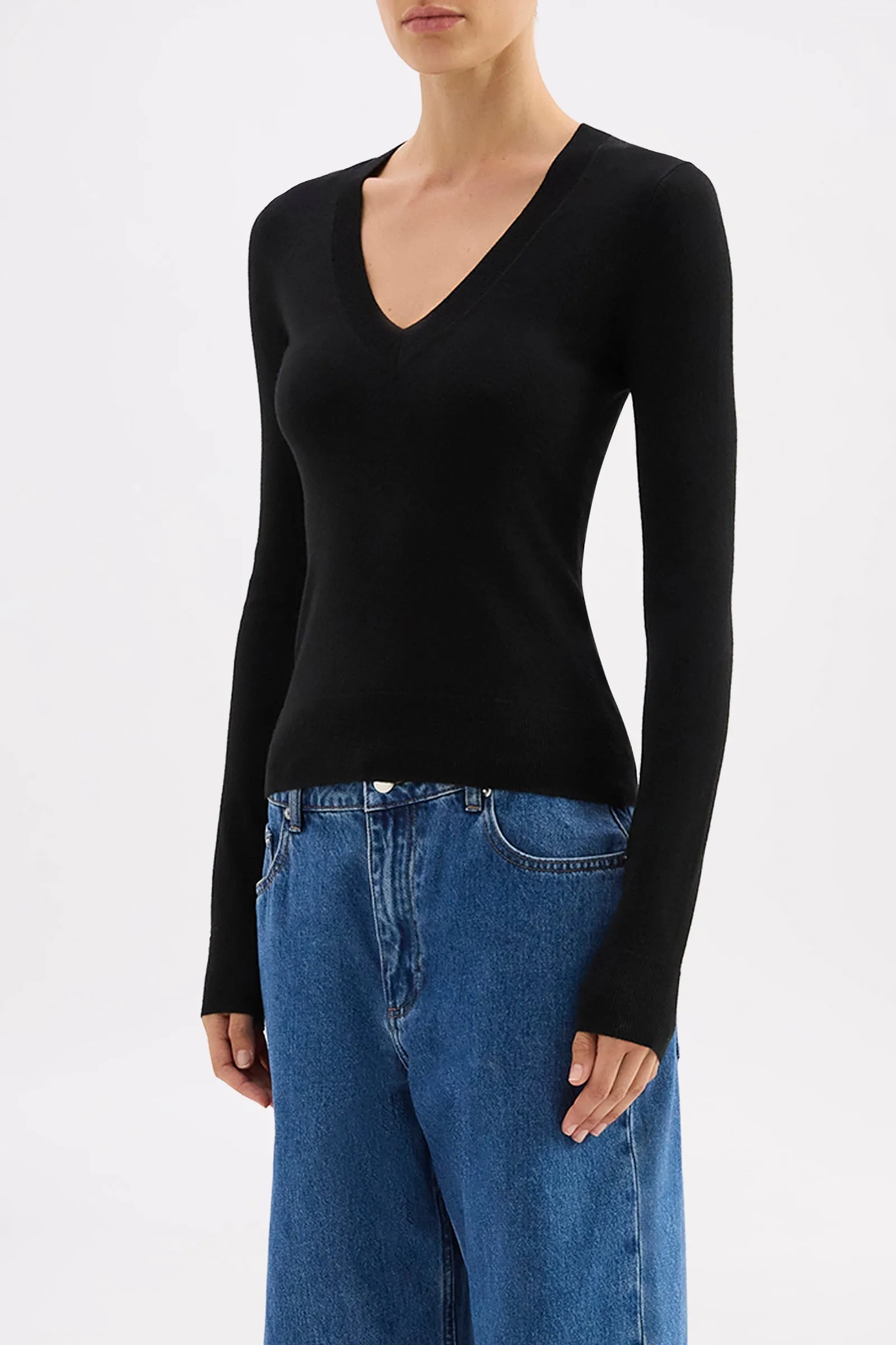 ABIA MERINO BLEND KNIT TOP sold by Nude Lucy product image thumbnail 3