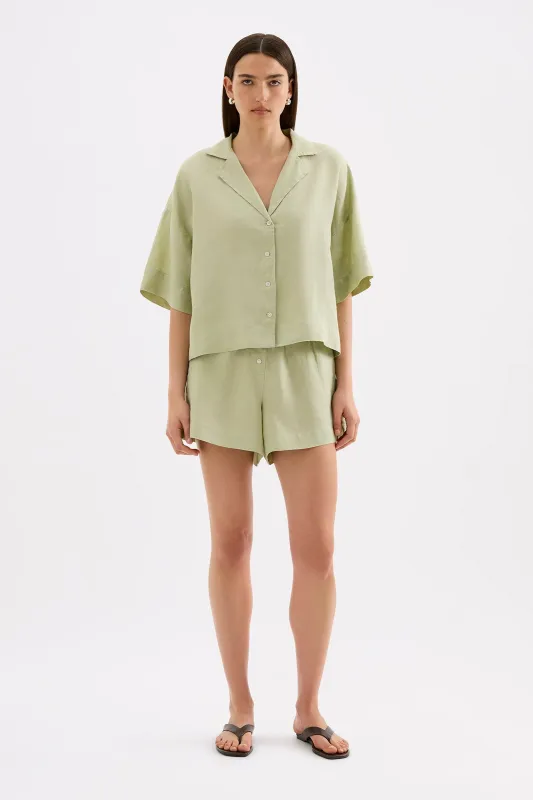 LOUNGE LINEN SHORT made by Nude Lucy