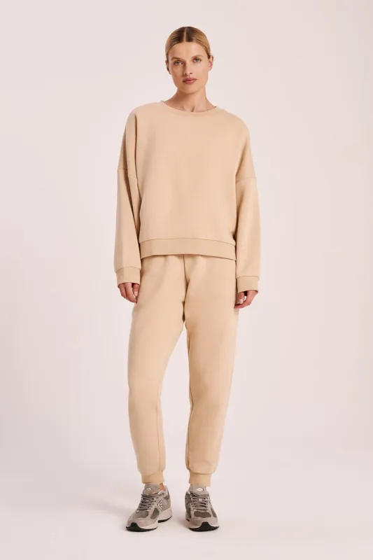 CARTER CLASSIC OVERSIZED SWEAT & TRACKPANT SET sold by Nude Lucy