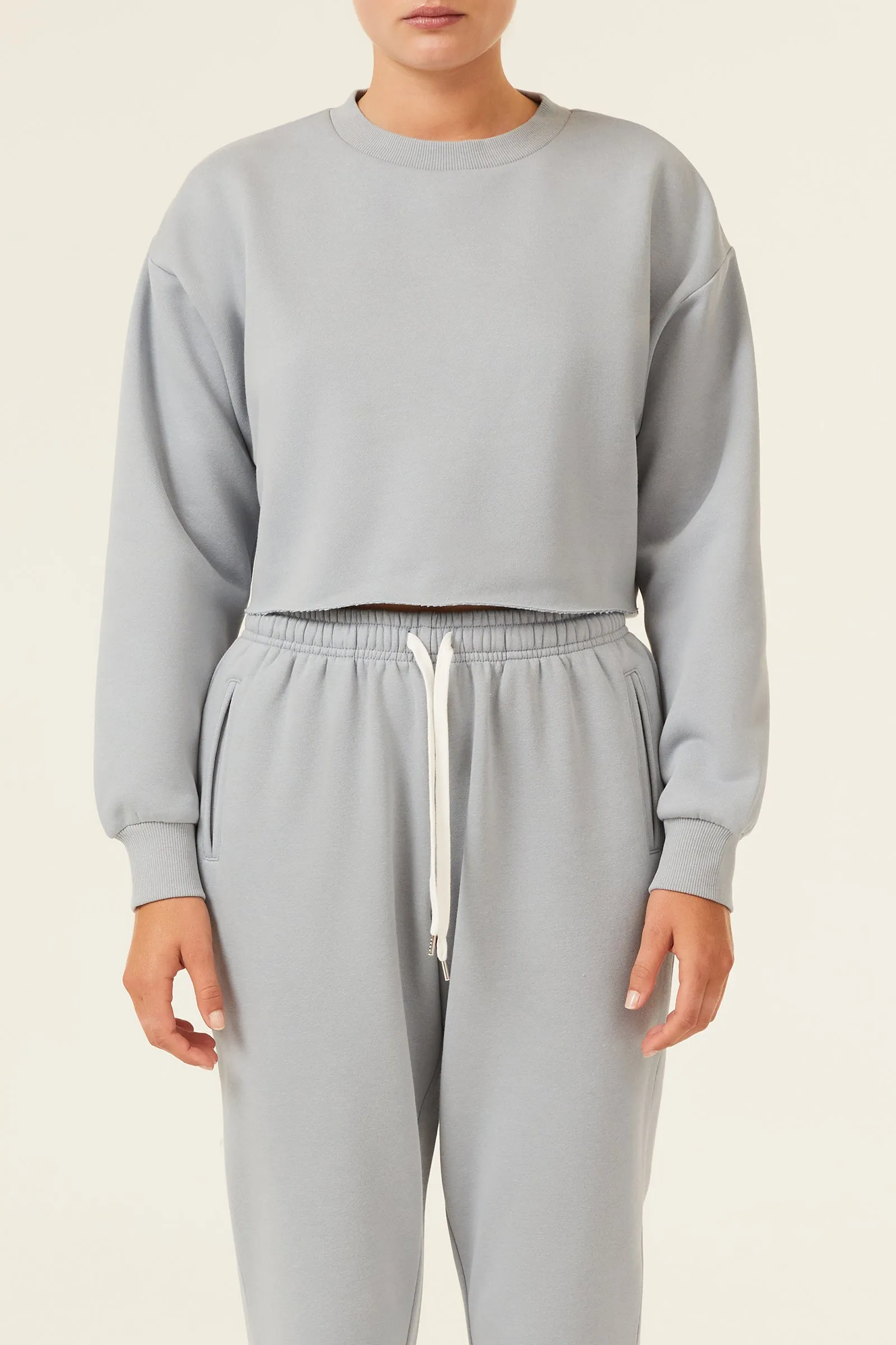 CARTER CLASSIC CROP SWEAT sold by Nude Lucy product image thumbnail 2