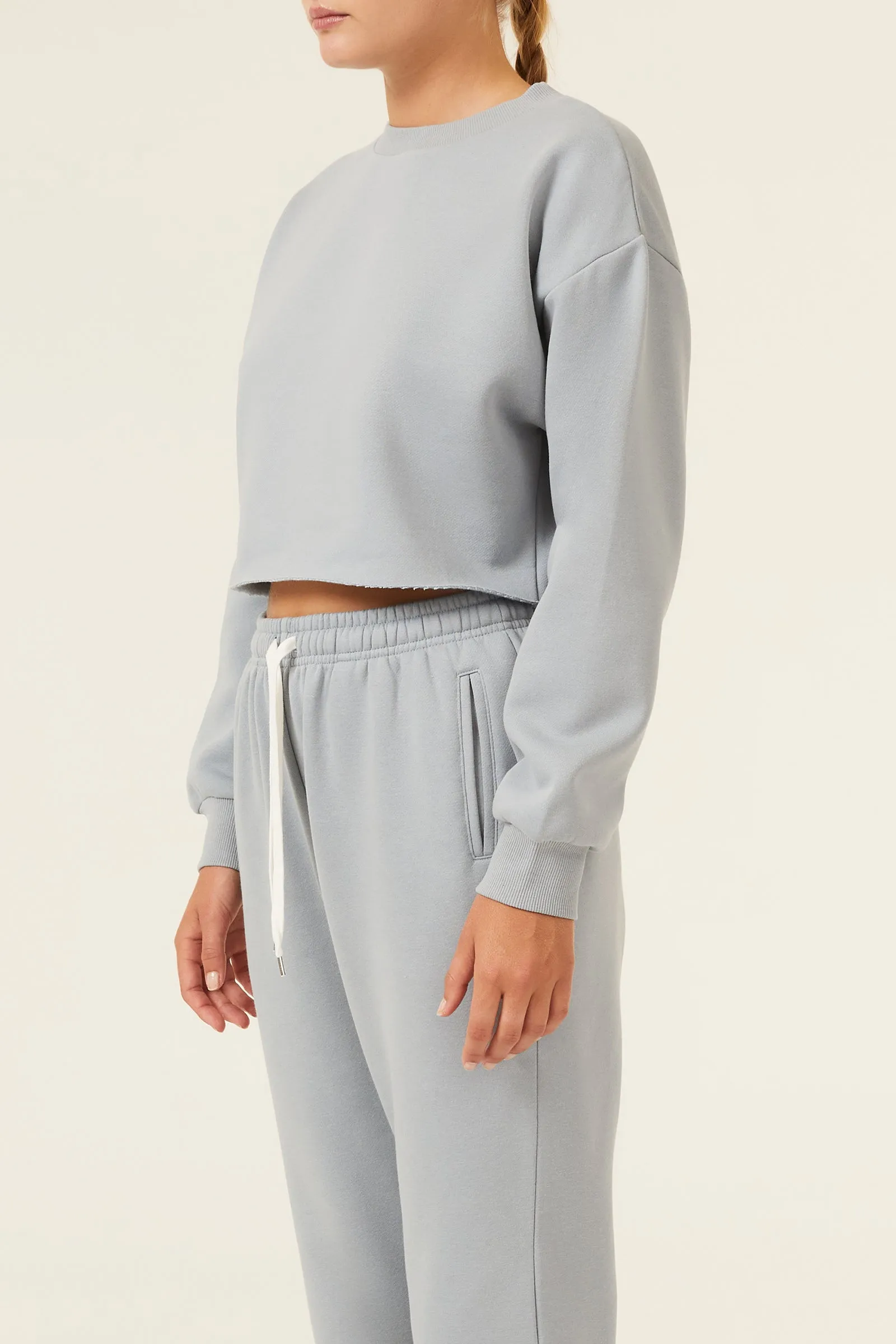 CARTER CLASSIC CROP SWEAT sold by Nude Lucy product image thumbnail 3