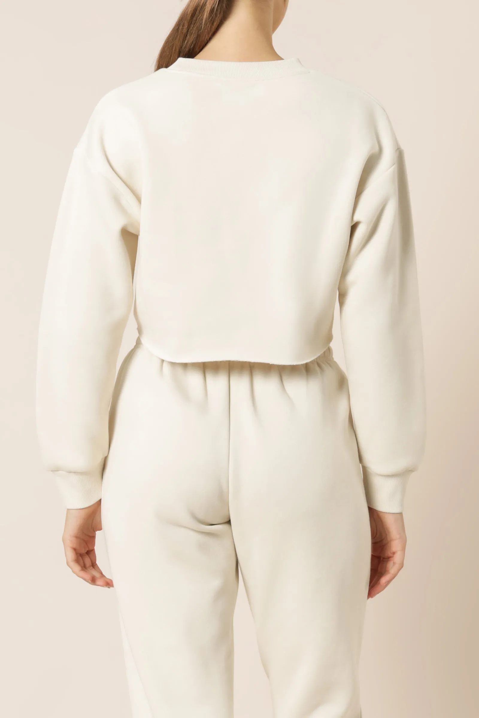 CARTER CLASSIC CROP SWEAT sold by Nude Lucy product image thumbnail 4